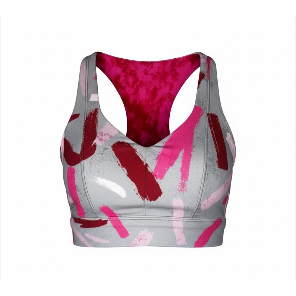 ☀️Wear It To Heart Irene Bra Summer Vamp Smokey Blush Sports Bra S NWT
